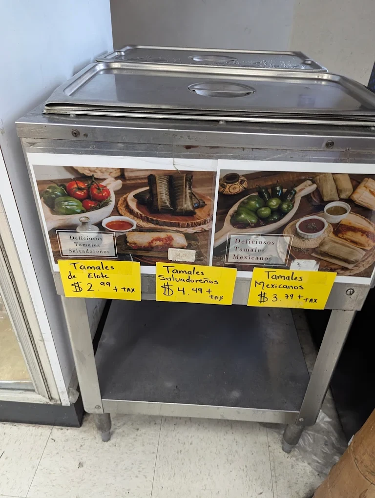 Mexican and Salvadoran tamales available inside Daly City Market